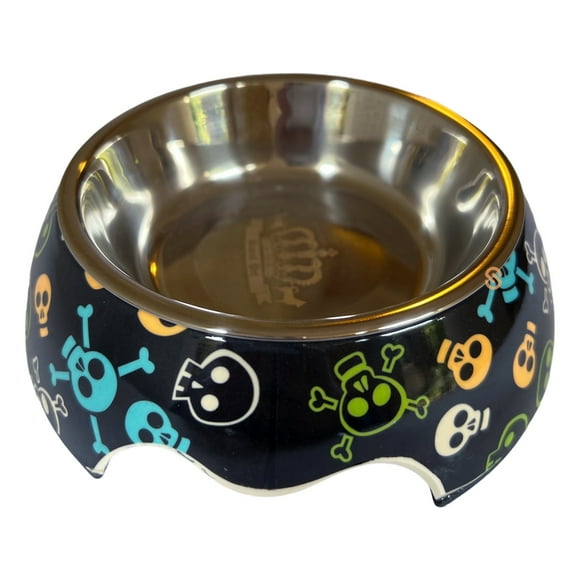 Bowl Comida Mascota Pequeño Calaveras Royal Pet - Shopyclick