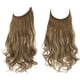 thumbnail image 1 of Xiao Hua Extensión de Cabello con Alambre de Línea de Pesca invisible, Fibra Sintética Larga Ondulada Rizada, Extensión de Cabello Estilo Diadema Ajustable, 16 inch Castaño, 1 Pieza, Estilo J, 1 of 4
