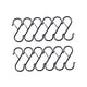 thumbnail image 1 of 12 Ganchos De Metal En Forma De S De 3,6 Pulgadas, Ganchos Para Estante De Ollas De Cocina, Sombreros, Utensilios De Cocina, Color Negro, 1 of 5