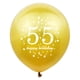 thumbnail image 2 of Decoraciones De Cumpleaños Globos Negros Y Dorados Para 55 Años 15 Piezas, 2 of 7