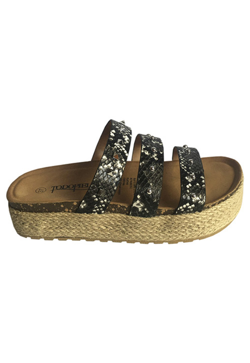 Todopiel - Sandalia Ecocuero Zay31 Negro