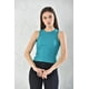 thumbnail image 1 of Polera Musculosa Mujer Turquesa Sin Mangas Talla S, 1 of 3