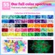 thumbnail image 2 of Kit de cuentas Lynnmos 2400 piezas, 55 colores, joyería DIY, 2 of 6