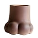 thumbnail image 2 of Florero De Cerámica Con Forma De Garra De Gatito, Maceta Elegante Para Regalo De Inauguración De La Casa, Color Marrón, 2 of 3