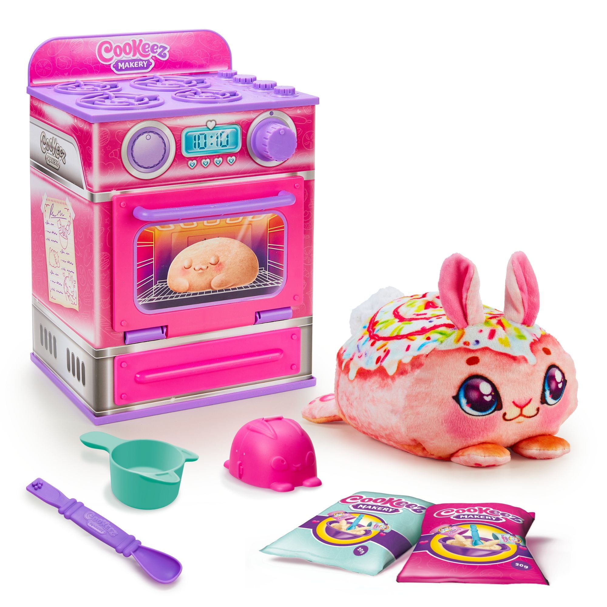 Figura Coleccionable Cookeez Makery Set Horno Mascota Canela