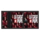 thumbnail image 4 of La Casa de Papel Cartera Trifold para Hombres, 8 Ranuras para Tarjetas, 1 Ventana de ID, Tarjetero Delgado con Bolsillo de Efectivo con Cremallera para Uso Cotidiano, 4 of 6
