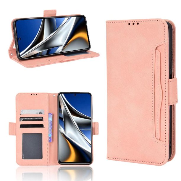 Funda Cartera Magnética para Xiaomi POCO X4 PRO 5G- Tarjetero Desmontable, Cuero PU, Soporte