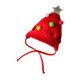 thumbnail image 2 of Lindo Sombrero De Perro De Navidad Cálido Invierno Suave Tocado Para Perros Fiesta Festival Rojo L, 2 of 5