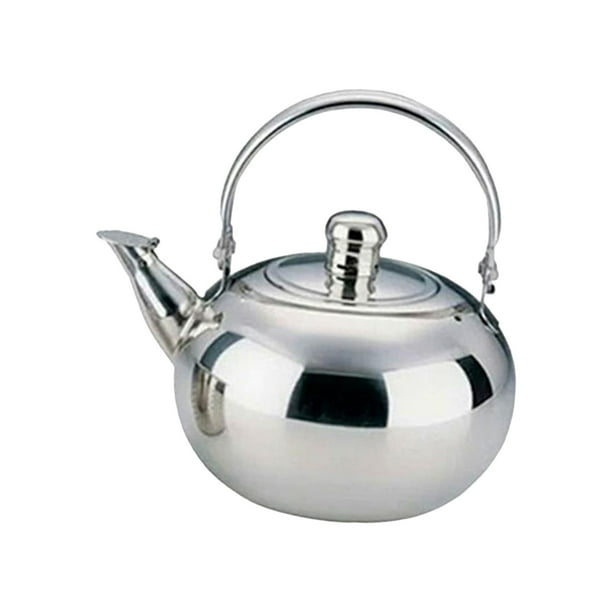 Tetera de té, tetera de agua de gran capacidad, tetera de regalo con filtro, tetera de acero inoxidable para estufas, olla, inauguración de la casa, 1.5L