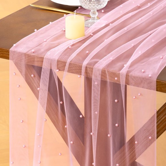Camino de Mesa Socomi Pearl de Tul 29 x 120