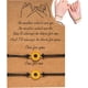 thumbnail image 1 of Pulsera de San Valentín, pulsera de promesa de amistad, 2 pulseras de girasol, pulseras de promesa de meñique o pulsera de pareja, regalo ideal para parejas., 1 of 7