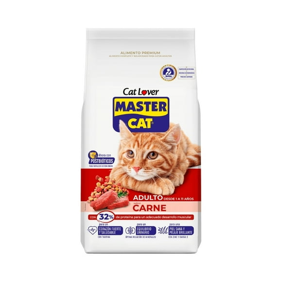 MASTER CAT ADULTO CARNE 20 KG.
