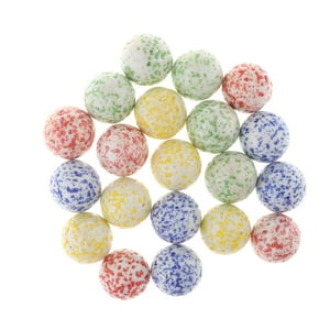 Genérico - Juego De 20 Piezas De Bolas De Cristal De Bolas De Mármol Para Decoración Del Hogar De Juguete De Damas Chinas