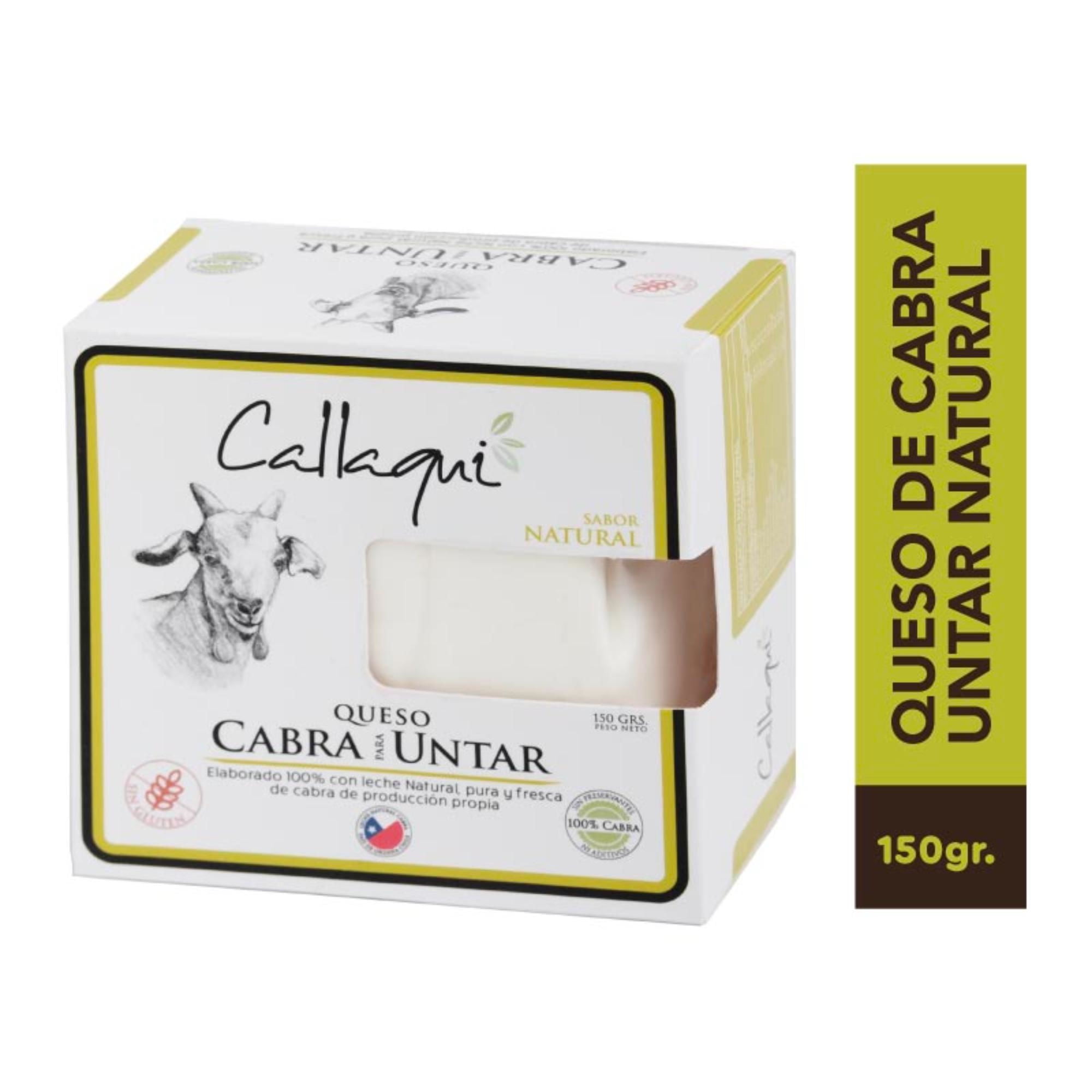Queso De Cabra Trozo Para Untar Sabor Natural 150 g Callaqui
