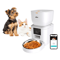 Keru - Comedero Automático Wifi Con Cámara Blanco