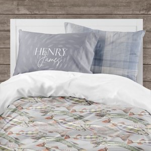 Milsleep - Juego De Cama Infantil Gone Fishing (Edredón O Funda Nórdica)