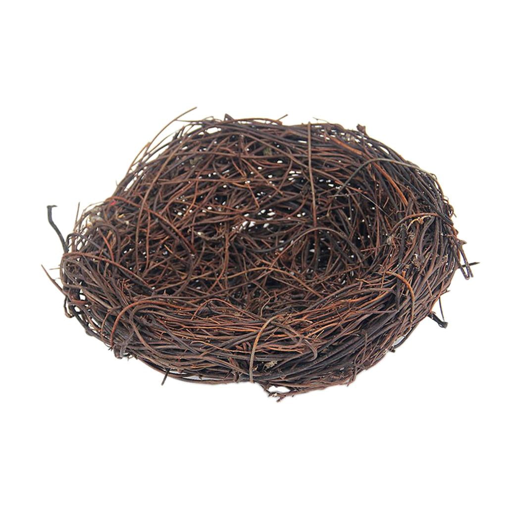 Ramita de ratán tejida natural Bird Nest Cage Birdhouse / Bed House 15cm