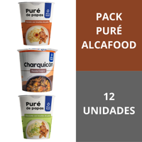 Alcafood - Pack Puré Instantáneo 12X