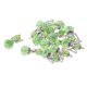 thumbnail image 3 of 12 piezas de ala de ángel tibetano de plata encantos colgante cristal verde claro, 3 of 5