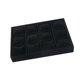 thumbnail image 5 of Organizador De Joyas Y Relojes De Terciopelo, Con Cajones Para Estantes, Color Negro, 5 of 5