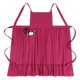 thumbnail image 1 of Delantales REGALWOVEN para mujeres con bolsillos, delantal de cocina, delantal de cocina extra largo para el hogar y el jardín 43.3x39 pulgadas rojo, 1 of 6