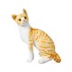 thumbnail image 5 of Juguete De Peluche De Gato Para Decoración De Habitación Infantil, Mu?eco De Gato Acurrucable Para Adultos, Ni?os Y Ni?as, Amarillo, 20 Cm, 5 of 5