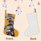 thumbnail image 3 of Overwatch Juego Tema: Calcetines de Navidad, fino lino blanco para colgar en escaleras y chimenea, decoración navideña para el hogar, regalo de Navidad.54cm×38cm, 3 of 5