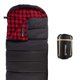 thumbnail image 1 of Saco de dormir Wakeman XL 3-Season 32F Comfort para adulto negro, 1 of 9