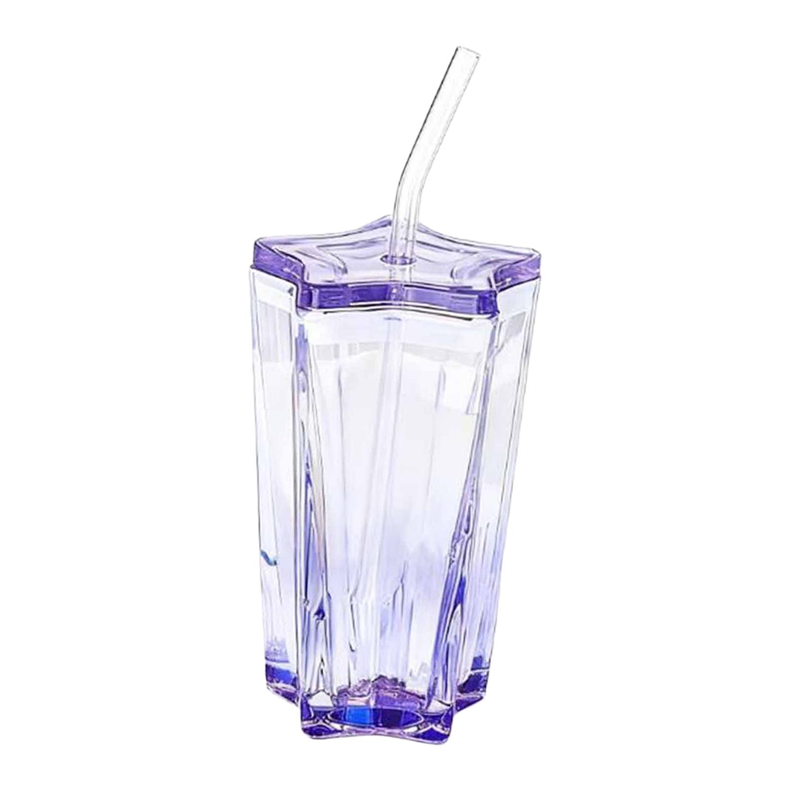 Bothyi - Vaso Reutilizable Con Forma De Estrella Para Beber, Ideal Para Té, Cerveza, Oficina, Morado