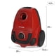 thumbnail image 2 of SOMELA ASPIRADORA EFFY DUSTER SCA22 1400W ROJA, 2 of 8