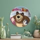 thumbnail image 5 of Masha y el Oso Plato decorativo de porcelana fina (bone china), plato decorativo de cerámica para hogar, oficina, soporte de pared, platos decorativos para dormitorio - 6 pulgadas (15 cm), 5 of 6