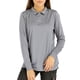 thumbnail image 1 of Polera Cooldry Quebec Manga Larga Mujer Gris, 1 of 2