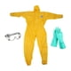 thumbnail image 1 of Monos De Protección Química Para Hombres Tobillos Elásticos Impermeables Trajes Cómodos XL Con Guantes, 1 of 5