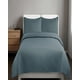 thumbnail image 4 of Cubrecama Quilt De Verano Con Colores Lisos Plaza Y Media Gris Oscuro, 4 of 4