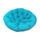 thumbnail image 5 of Hamaca con cojín, cojín para silla columpio para uso interior o exterior, mecedora, cojín colgante para silla tipo huevo, cojín redondo para jardín, , Azul, 5 of 5