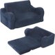thumbnail image 1 of Silla infantil MOMCAYWEX Extra Ancha 2 en 1 Soft Sherpa Azul Oscuro, 1 of 6