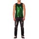 thumbnail image 2 of INSPIRE CHIC Halloween Tops para Hombre Cuello Redondo Sin Mangas Metálico Lentejuelas Camiseta Verde L, 2 of 5