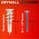 thumbnail image 2 of Tornillos CrimsonMark 20 uds #8 Kit de anclajes autoperforantes para paneles de yeso, 2 of 9