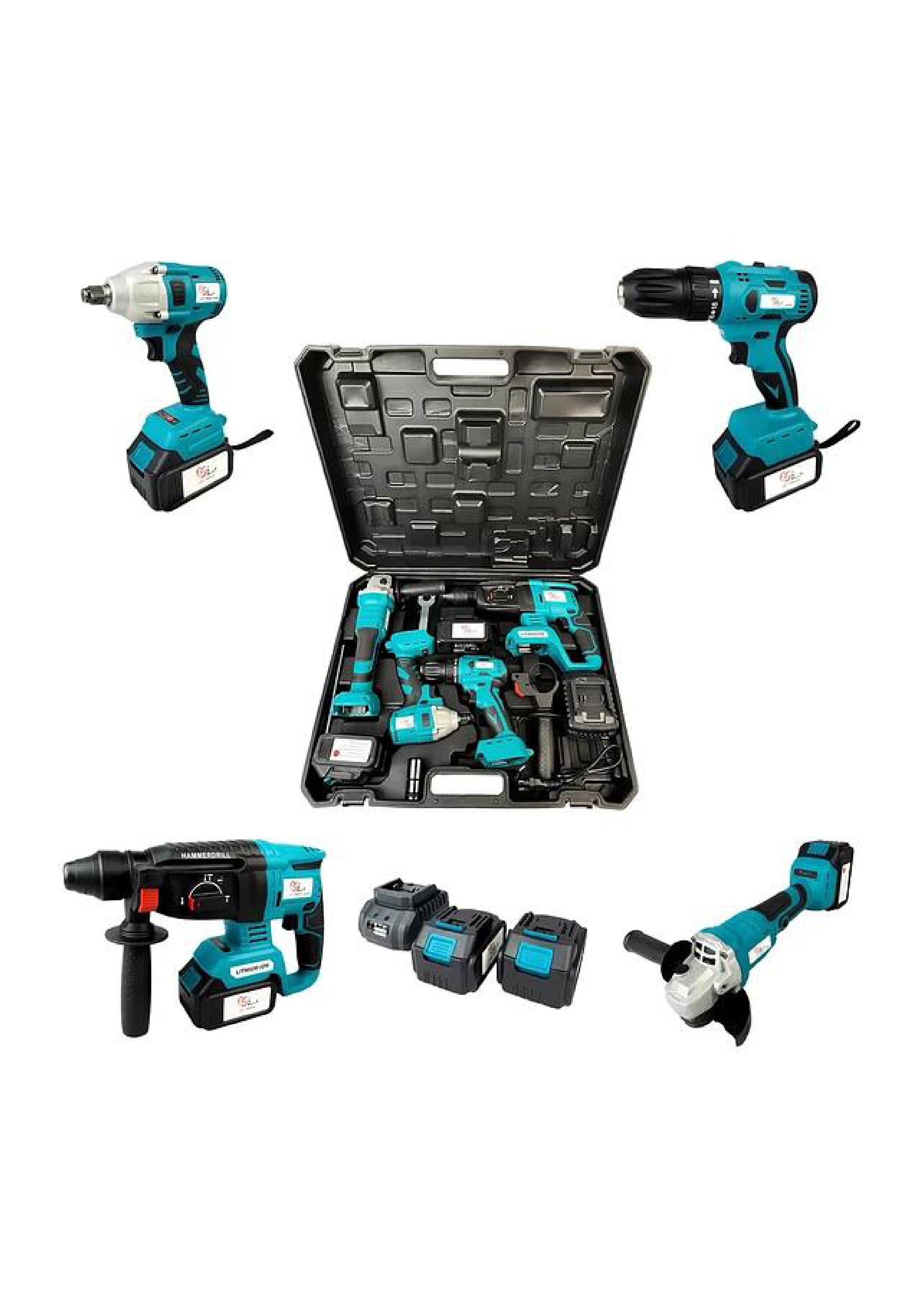 Universal. - Kit De Herramientas Multifunción Con Batería 4 En 1 Sin Esco