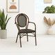 thumbnail image 2 of Silla Provence Parisina Rattan con reposabrazos - Café Oscuro, 2 of 7