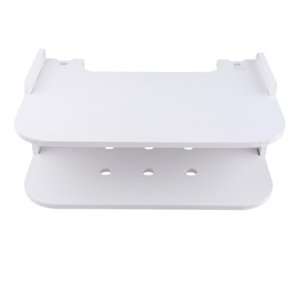 Magideal - Estante Para Enrutador Estuche De Almacenamiento Gestión De Cables Duradera Estantes Para Bastidor Hider Diseño Hueco Cables De Almacenamiento Grandes 30 Centimetros