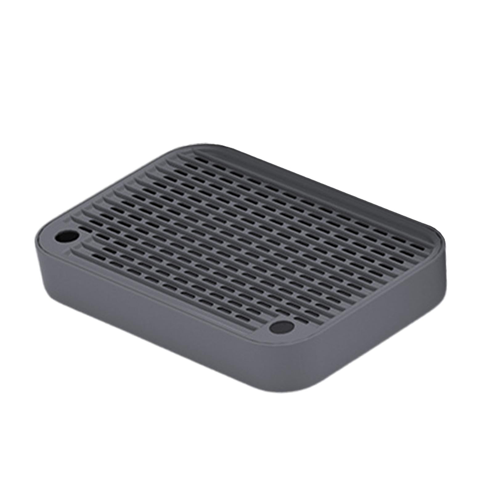 Caja Recolectora De Arena Para Gatos Suministros De Limpieza Para Mascotas Bandeja De Arena Para Mascotas Gris Oscuro