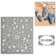 thumbnail image 1 of Nail Stickers Embossed 5D Embossed Retro Nail Art Stickers,Angel Flower Wings Manicure Decals, 1 of 3