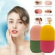 thumbnail image 3 of Tight and skincare diamond shaped face and eye ice cream, silicone beauty ice mold, reusable leak proof design, facial massage, 3 of 3