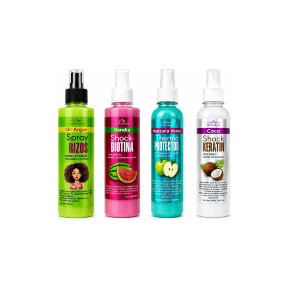 Pack 4 Protector Copacabana Keratina Biotina 250ml