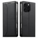 thumbnail image 2 of Funda tipo cartera con bloqueo RFID para iPhone 16 Pro Max cubierta magnética de cuero con tapa y soporte Negro, 2 of 6