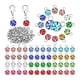 thumbnail image 3 of 180 Piezas De Abalorios De Piedra De Nacimiento De Cristal Para Hacer Joyas Plateadas., 3 of 5