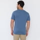 thumbnail image 2 of Polera Hombre Slub Bolsillo Celeste Corona, 2 of 5
