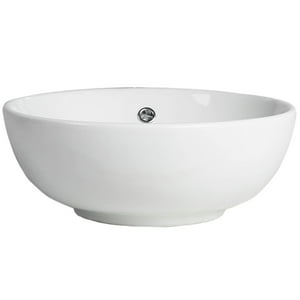 Domsa - Lavamanos Sobreponer Redondo Blanco 43X43X17 Cm