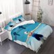 thumbnail image 1 of 3pcs Katie Ledecky Underwater Poster Duvet Cover Set - Includes a Duvet Cover And Pillowcases - a Perfect Choice for Bedroom Bedding, 1 of 1